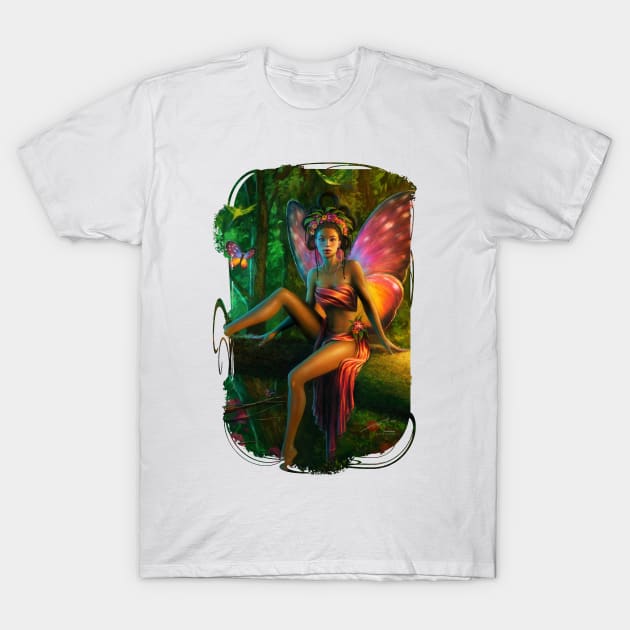 Exotic Butterfly T-Shirt by Cellesria